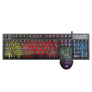 Scorpion Gaming Combo 7 Colour Rainbow LED USB Keyboard & Mouse  KM409 - CompuBoutique - Miami Florida