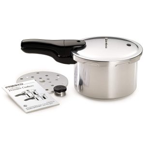 Presto Quart Aluminum Press Cooker With Canner Cover lock indicator 01241 4 - CompuBoutique - Miami Florida