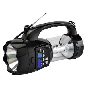 QFX Emergency Flashlight/Lantern with FM Radio USB/SD and Recording CS-180 - CompuBoutique - Miami Florida